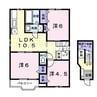 赤穂線（岡山県内）/香登駅 徒歩23分 2階 築22年 3LDKの間取り