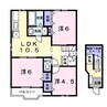 赤穂線（岡山県内）/香登駅 徒歩23分 2階 築22年 3LDKの間取り