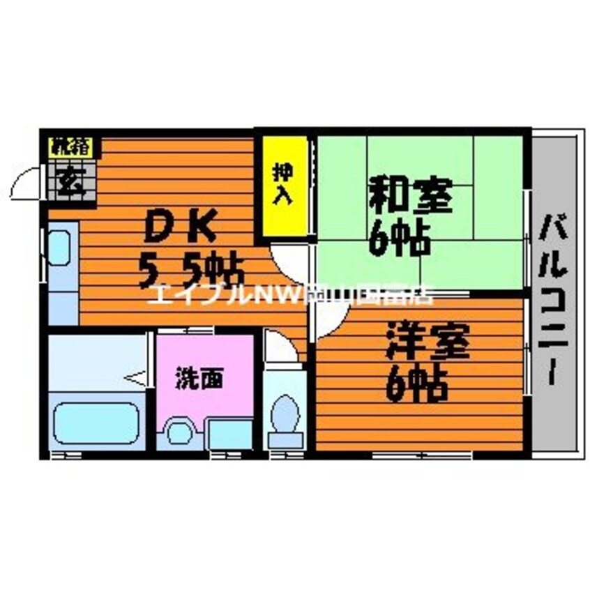 間取図 プレール鉄