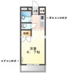 岡山市電東山本線<岡山電気軌道>/東山・おかでんミュージアム駅 徒歩10分 2階 築29年 1Kの間取り