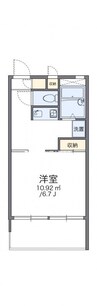 津山線/法界院駅 徒歩5分 1階 築27年 1Kの間取り