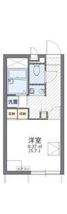 津山線/法界院駅 徒歩16分 1階 築16年 1Kの間取り
