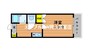 吉備線<桃太郎線>/備前三門駅 徒歩27分 3階 築31年 1Kの間取り