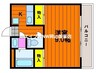 アメニティー伊島 1Kの間取り