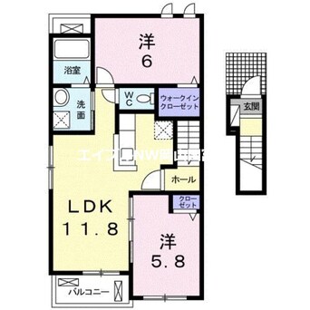 間取図 アルバータ瀬戸