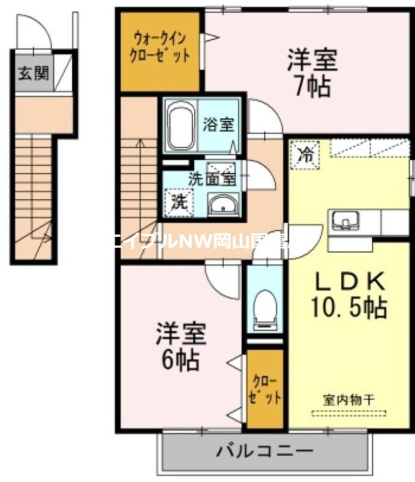 間取図 アルカディアＤ棟