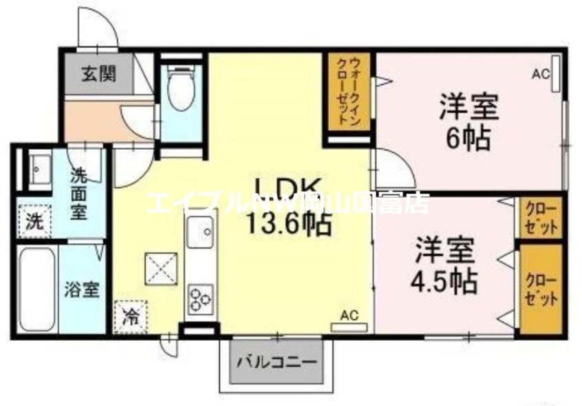 間取図 メゾン　ド　クレア