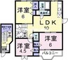 赤穂線（岡山県内）/香登駅 徒歩5分 2階 築25年 3LDKの間取り
