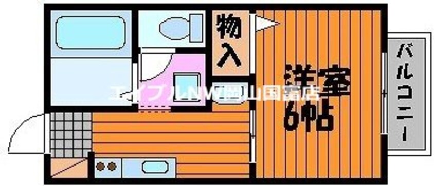 間取図 コーポ橋本