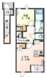 山陽本線（中国）/東岡山駅 徒歩21分 2階 築浅 1LDKの間取り
