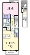 岡山市電東山本線<岡山電気軌道>/東山・おかでんミュージアム駅 徒歩28分 2階 築11年 1LDKの間取り