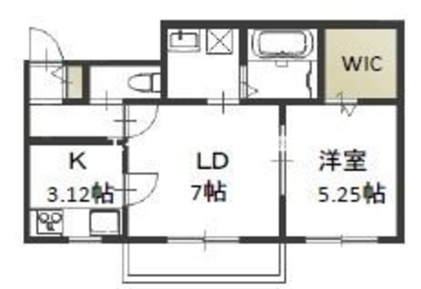 間取図 めぞん　ミネット　