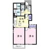 津山線/弓削駅 徒歩99分 1階 築19年 2DKの間取り