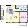 山陽本線（中国）/東岡山駅 徒歩11分 2階 築20年 1LDKの間取り
