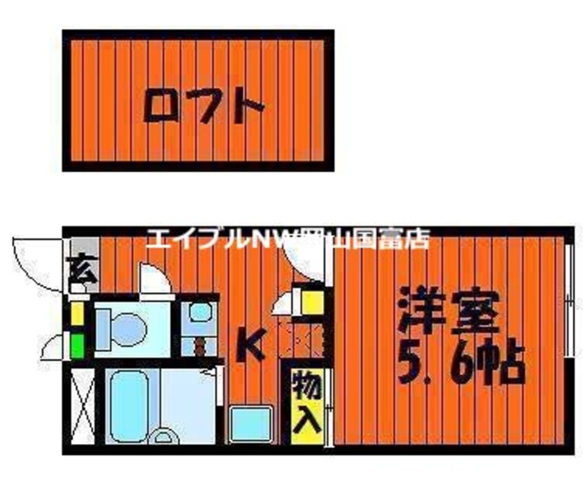 間取図 レオパレスカラマス