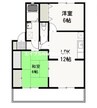 ファームヴィレッジ　Ｄ 2LDKの間取り