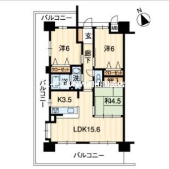 間取図 アルファライフ中納言