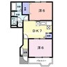 赤穂線（岡山県内）/備前片上駅 徒歩3分 1階 築28年 2DKの間取り