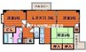 オリーブＢ 3LDKの間取り