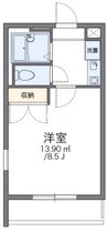 山陽本線（中国）/高島駅 徒歩22分 2階 築27年 1Kの間取り