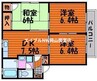 フレグランス・ハイツＡ 3DKの間取り