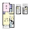 山陽本線（中国）/東岡山駅 徒歩15分 3階 築5年 1LDKの間取り