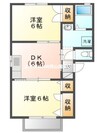 岡山市電東山本線<岡山電気軌道>/東山・おかでんミュージアム駅 徒歩30分 2階 築28年 2DKの間取り