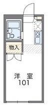 Ｎａｔｕｒｅ和氣 1Kの間取り