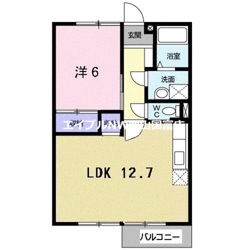 間取図 グリンピア古都Ｂ