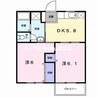 赤穂線（岡山県内）/大多羅駅 徒歩40分 2階 築28年 2DKの間取り