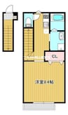 山陽本線（中国）/東岡山駅 徒歩7分 2階 1年未満 1Kの間取り
