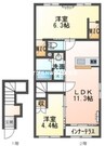 赤穂線（岡山県内）/大多羅駅 徒歩26分 2階 建築中 2LDKの間取り