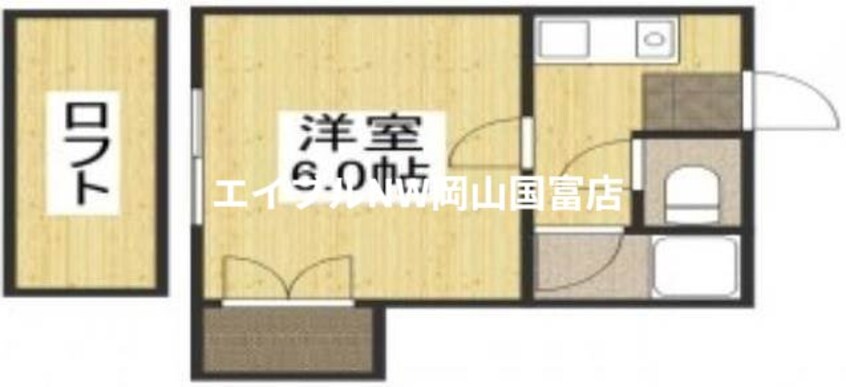 間取図 コーポカサブランカ