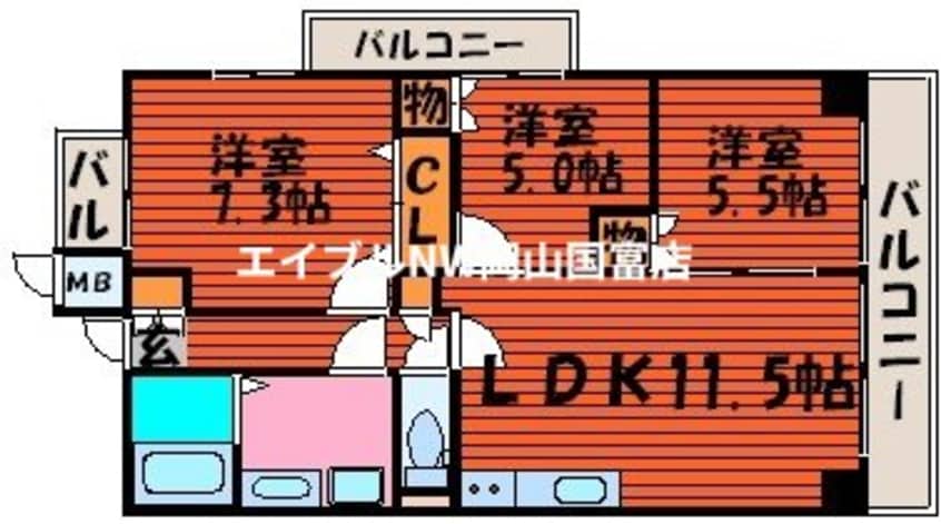 間取図 アイステージ幸町