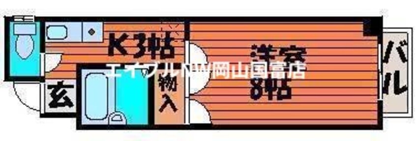 間取図 ＹＳハイツ２１原尾島