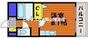 アーバンハイム小橋 1Rの間取り