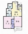 赤穂線（岡山県内）/寒河駅 徒歩10分 1階 築28年 2DKの間取り