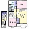 赤穂線（岡山県内）/邑久駅 徒歩14分 2階 築27年 2LDKの間取り