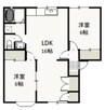 ベルエポックＫ　A 2LDKの間取り