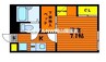 レオパレスＡＴＬＡＳ 1Kの間取り