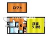 レオパレスリベルタ 1Kの間取り