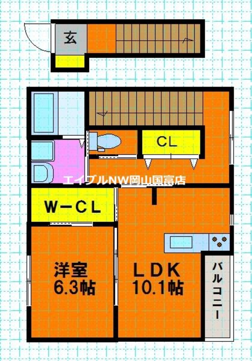 間取図 OCTO Casa Omachi Ⅱ