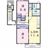 赤穂線（岡山県内）/香登駅 徒歩30分 2階 築16年 2LDKの間取り