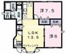 山陽本線（中国）/東岡山駅 徒歩12分 1階 築24年 2LDKの間取り