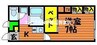 レオパレス長船 1Kの間取り