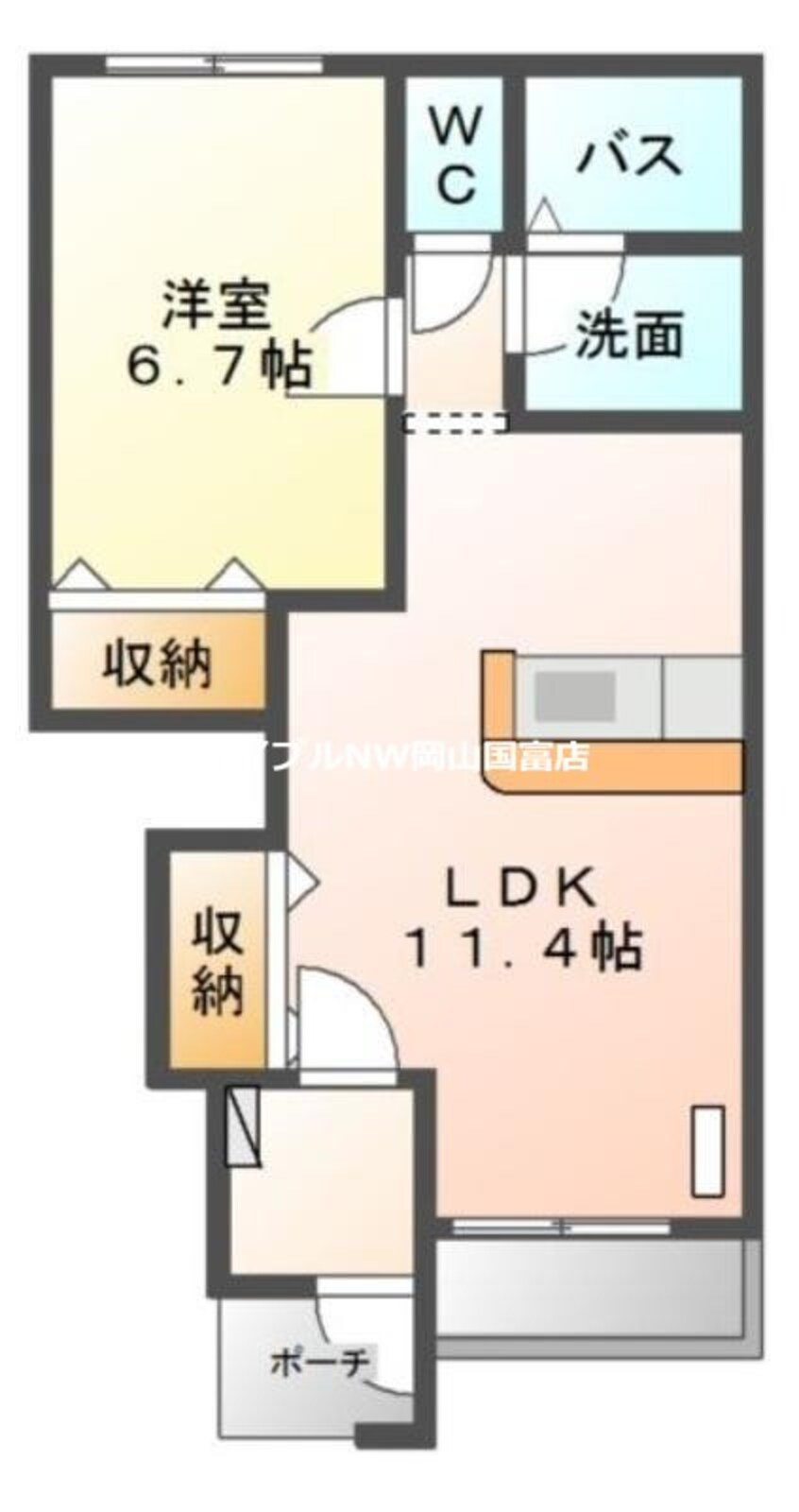 間取図 フィオリスタ　アンジェラ