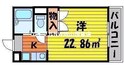 レオーネ竜之口の間取図