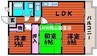 山崎マンション 3LDKの間取り