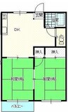 山陽本線（中国）/高島駅 徒歩9分 1階 築30年 2DKの間取り
