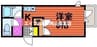 ミニタウンあきら 1Kの間取り
